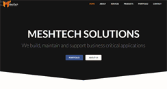 Desktop Screenshot of meshtechsolutions.com