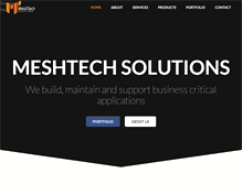 Tablet Screenshot of meshtechsolutions.com